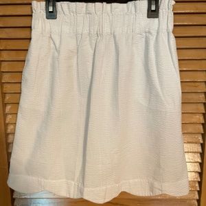 Lauren James "Life is better in Seersucker" White Women's Skirt Size: S